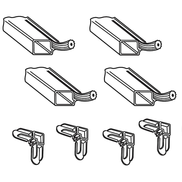 Prime-Line 7/16 in. x 3/4 in. Screen Kit, Bronze, 48 x 48 in. (1 Kit) - PL 7810