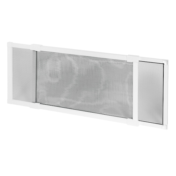 Prime-Line Window Screen, 20-1/8 to 37-3/16 in. Adjustable Width x 10-3/16 in. Single Pack - MP16615