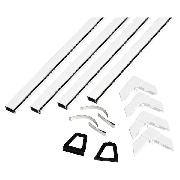 Phifer Phifer Gloss White Aluminum Screen Frame Kit 1 pk - 3021678