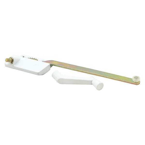 Primeline Tools 9-1/2 in. Single-Arm Right-Hand Casement Operator with Crank, fits Truth, White Finish (Single Pack) - TH 23025
