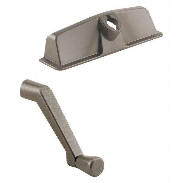 True Hardware Entrygard Crank Handle and Cover, 11/32 in. Spline, Diecast (Single Pack) - TH 24034