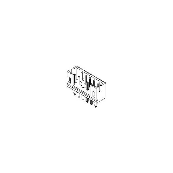 Conector de placa Molex, 10 contactos, 1 fila, macho, recto, terminal de soldadura - 894001020