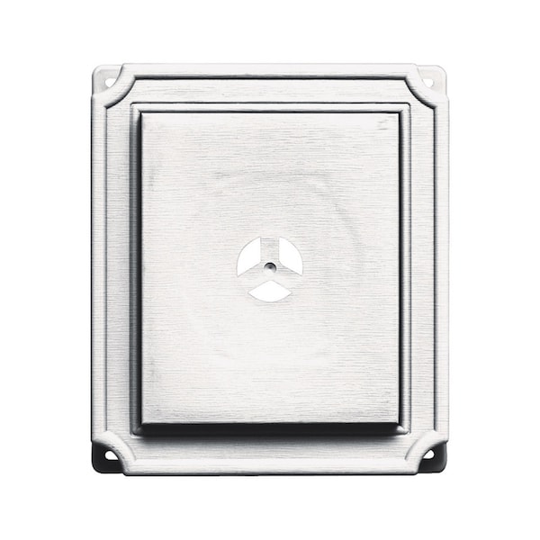 Builders Edge Builders Edge 7 in. H X 9 in. W X 17 in. L Prefinished White Copolymer Mounting Block - 130010001117