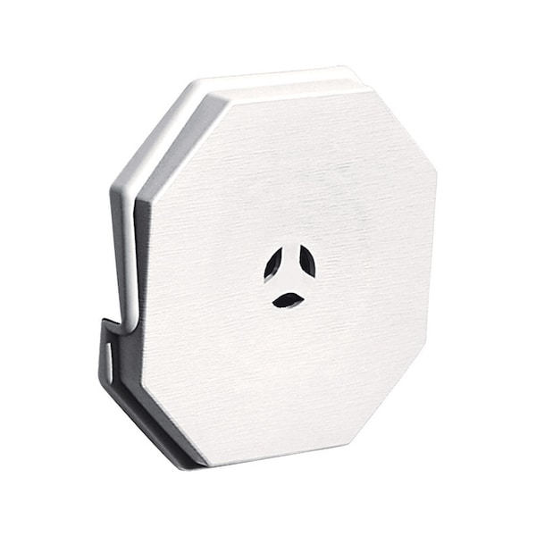 Builders Edge Builders Edge 6-3/4 in. H X 6.75 in. W X 7/8 in. L Prefinished White Copolymer Mounting Block - 130010006117