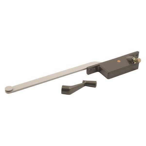 Primeline Tools Steel Casement Operator, 9 in. Arm, Square Housing, Bronze, Right Hand (Single Pack) - H 4309