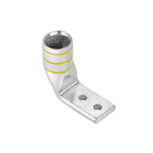 Terminal de compresión de cobre Panduit, 2 agujeros, calibre #2 AWG, lengüeta angosta, LCDXN2-14AF-E - LCDXN2-14AF-E