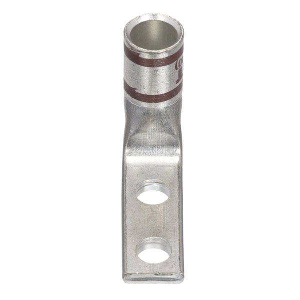 Terminal de compresión de cobre Panduit, 2 agujeros, calibre #2 AWG, lengüeta angosta, LCDXN2-14AF-E - LCDXN2-14AF-E