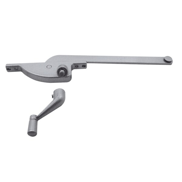 Prime-Line Prime-Line Zinc-Plated Gray Steel Left Single-Arm Casement Window Operator For Steel Framed Windows - 1762-RA