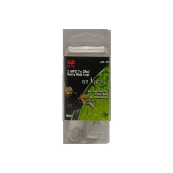 Ecm Industries 2PK 2AWG 516 HD Lug - AML-205