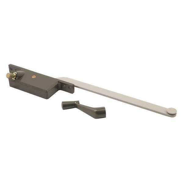Primeline Tools Steel Casement Operator, 9 in. Arm, Square Housing, Bronze, Left Hand (Single Pack) - H 4303