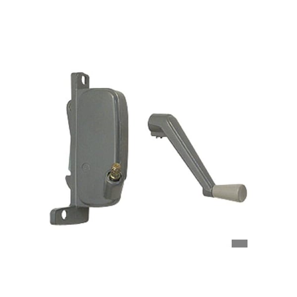 Prime-Line Miami Awning Operator, Gray, Right Hand, 2-3/16 in. Offset Link (Single Pack) - H 3666