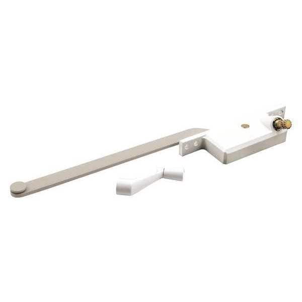 Primeline Tools Steel Casement Operator, 9 in. Arm, Square Housing, White, Right Hand (Single Pack) - H 4315