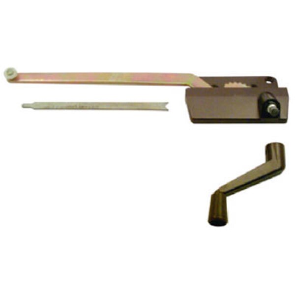 Prime-Line 171067-L Left Hand Wood Casement Window Operator- Bronze - 624015