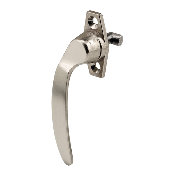 Prime-Line Project-In Locking Handle, Left Hand, 7/16 in. hook, Heavy White Bronze Single Pack - H 3606