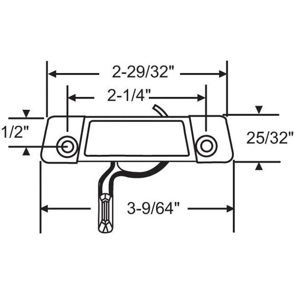 Strybuc LH Sash Lock Snow White - 50-971-40LH
