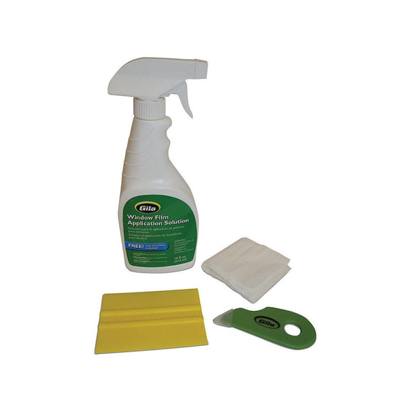 Gila Gila Clear Indoor Window Film Application Kit 11.25 in. W X 11.25 in. L - 50146305