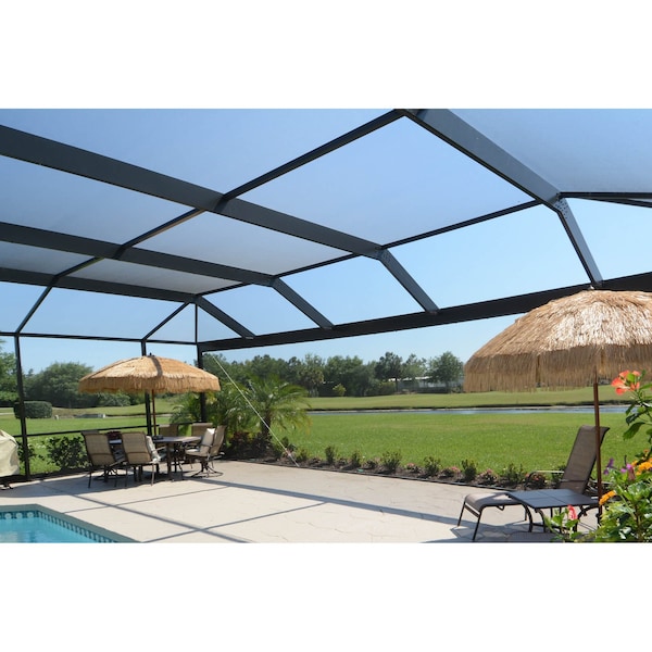 Phifer HD Vinylcoated Polyester NoSeeUm Insect Screening, 60 x 50', Black, 18x22 Mesh, One Roll - 3034616