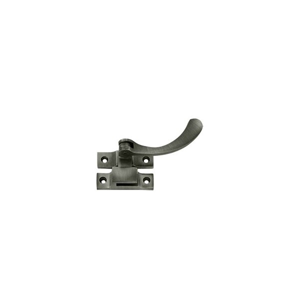 Deltana Solid Brass Window Lock / Casement Fastener, Reversible, 4.5, Antique Nickel Finish - CF450U15A-XCP10