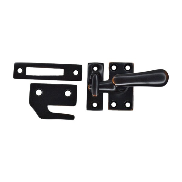 Emtek Casement Latch Large with 3 Strikes Oil Rubbed Bronze Finish - 8713US10B