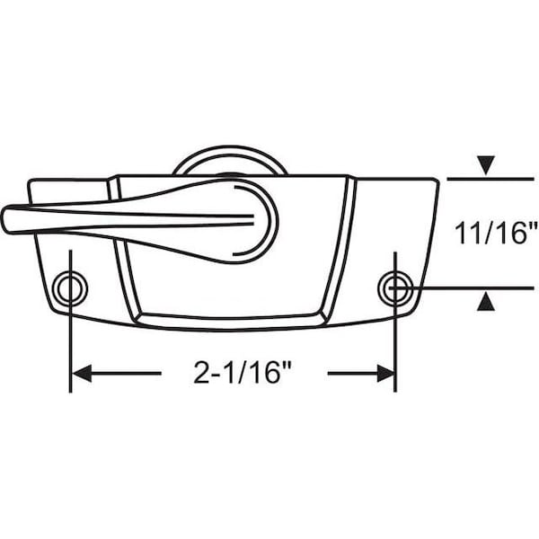 Strybuc Sash Lock Off White - 50-1019OW