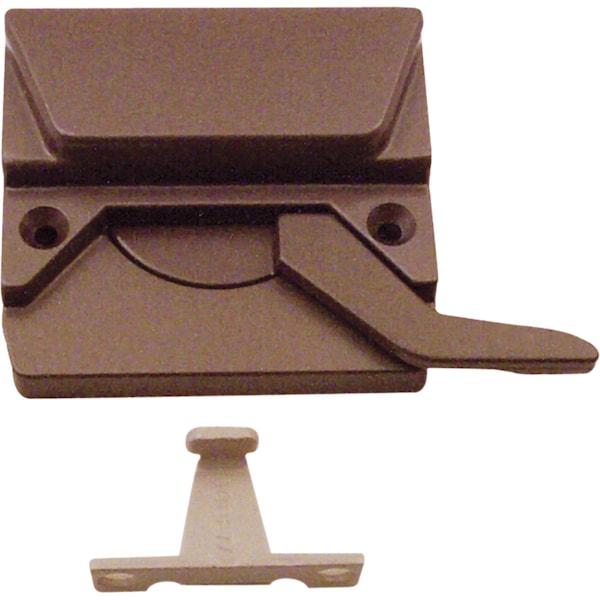 Prime-Line Bronze Left-Hand Casement Window Low-Profile Sash Lock Single Pack - TH 23044