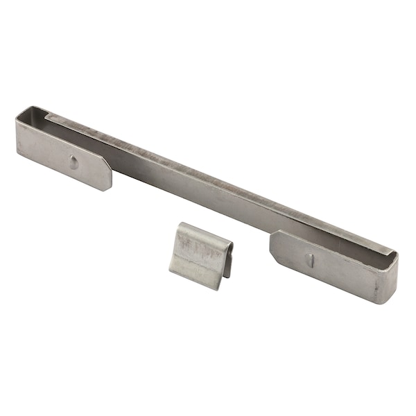 Prime-Line 4 in., Stainless Steel, Louver Glass Security Clips 10 Pack - H 3934