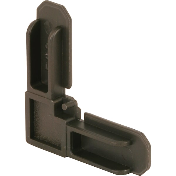 Prime-Line Screen Frame Corner, 3/8 in. x 3/4 in., Bronze 50 Pack - MP7722-50