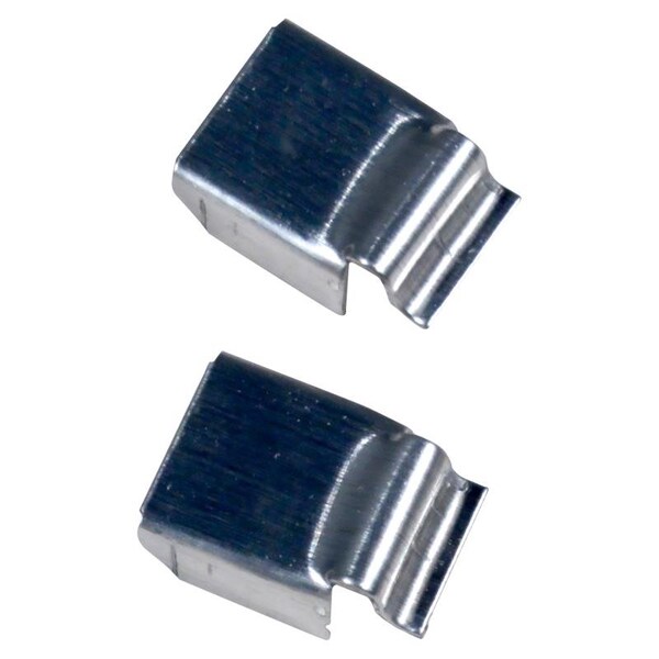 Phifer Phifer Mill Silver Aluminum 5/16 in. W X 5/8 in. L Crossbar Screen Clips 10 pk - 3047255