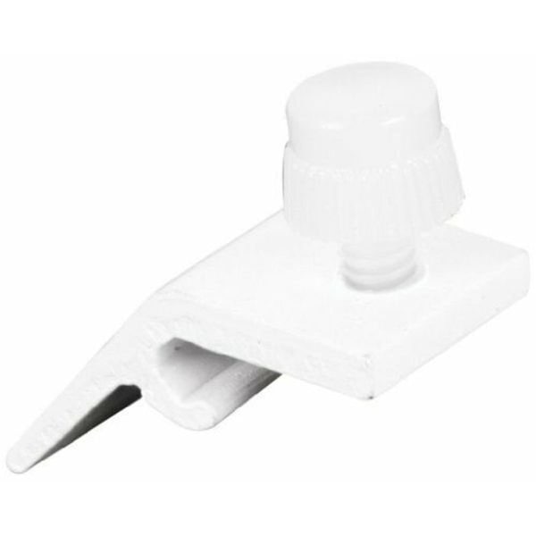 Lawnitator 0.43 in. Reach Storm Door Panel Clip, White, 8PK - LA2498880