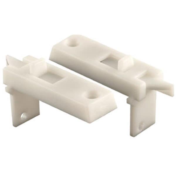 Prime-Line 172434-W Spring Loaded Vinyl Tilt Latch- White - 130915