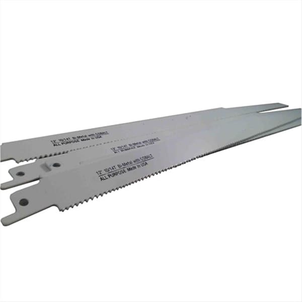 Disston Blu-Mol 12 In. 10-14 Tpi All-Purpose Cutting Bi-Metal Reciprocating Saw Blade, 5PK - 6960-5T