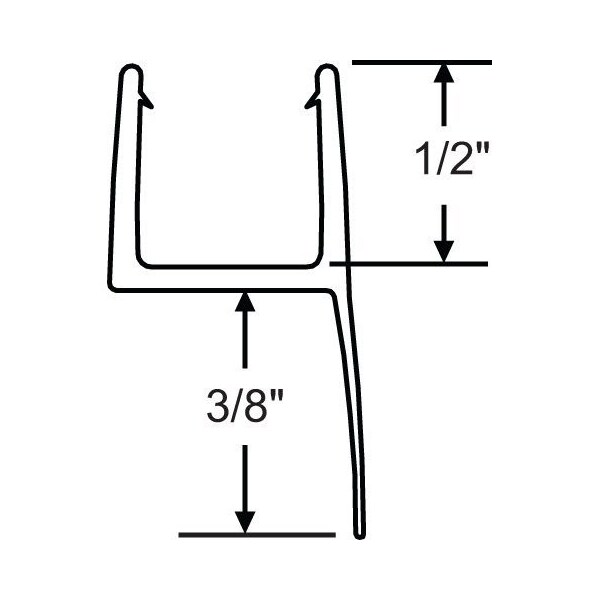 Strybuc PVC Sealing Strip 96in Strip - 22-281
