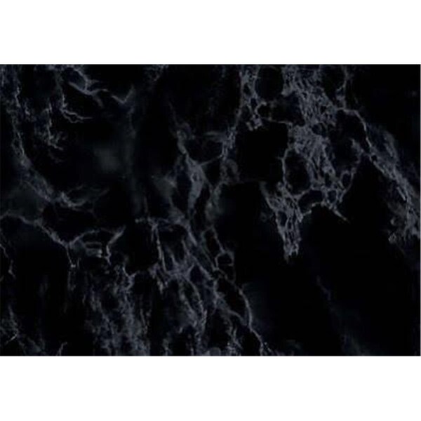 Lovelyhome 17 x 78 in. Decorative Self Adhesive Film; Marble Black - LO404680