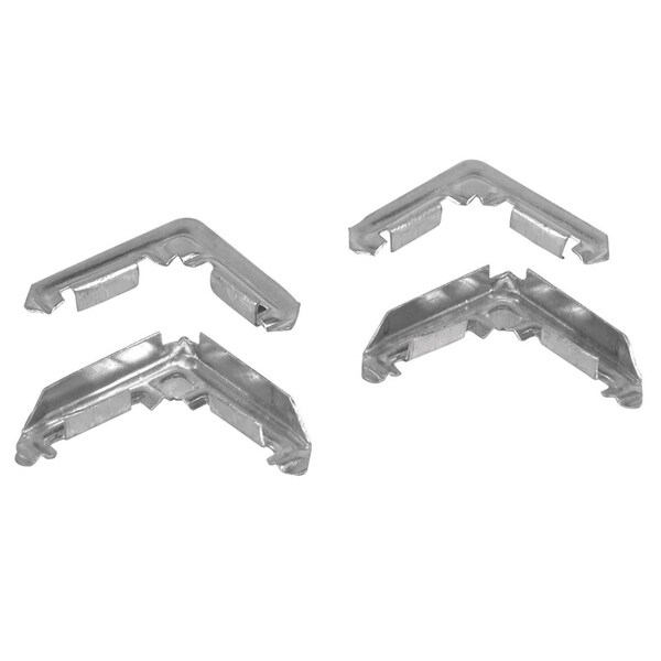 Prime-Line Prime-Line Mill Metal 5/16 in. W X 3/4 in. L Screen Frame Corner 1 pk - PL14294