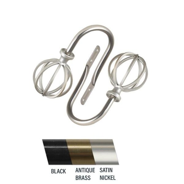 Central Design Central Design 4862-035 Crate Holdback; Satin Nickel - Set of 2 - 4862-035