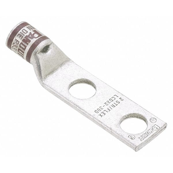Panduit Stdflex Lug, 1/0 Awg, .63 pulgadas de espacio, Wdw - LCDX1/0-14A-X