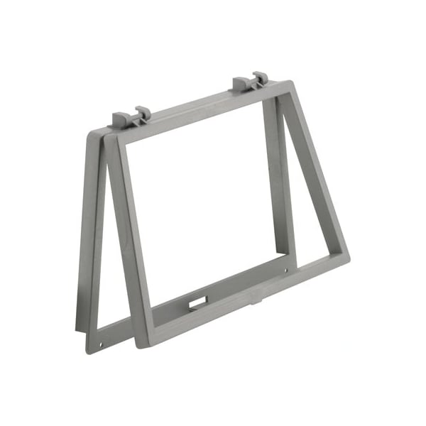 Prime-Line Wicket, 6-1/8 in. x 10-1/8 in., Gray Plastic (Single Pack) - PL 14698