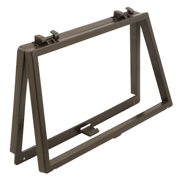 Prime-Line Wicket, 6-1/8 in. x 10-1/8 in., Bronze Plastic (Single Pack) - PL 14699