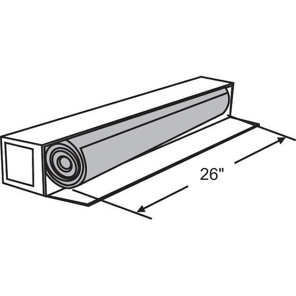 Strybuc 26in Bright Aluminum - 69-35