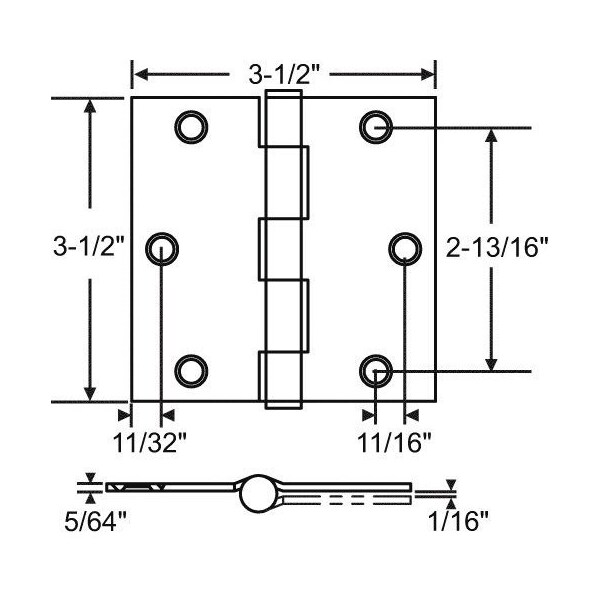 Strybuc 3.5in x 3.5in Plain Bearing - 56-263SNK