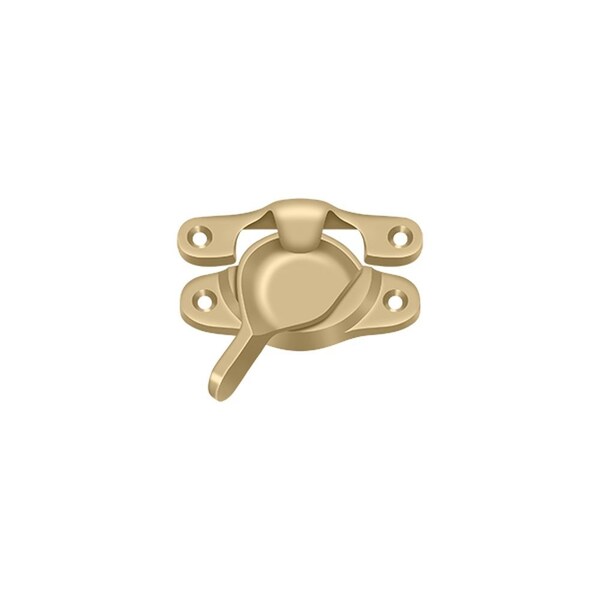 Deltana Window Sash Lock; 1-1/16 x 3 Satin Brass Finish - WLS9U4