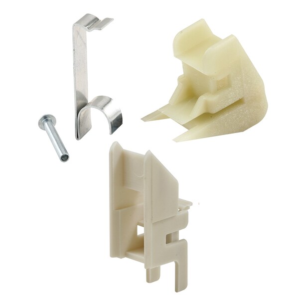 Prime-Line Block and Tackle Top and Bottom Guides, 1-3/32 in., Plastic and Steel Components (1 Set) - FS 291B