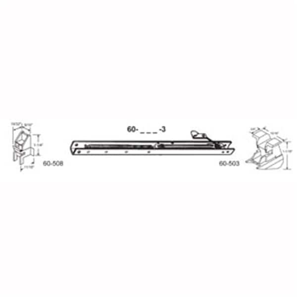 Robus Splendor 18 in. Balance Stamped No. 1740 with Ends 60-508 & 60-503 Attached Window Channel, 6PK - RO1208310