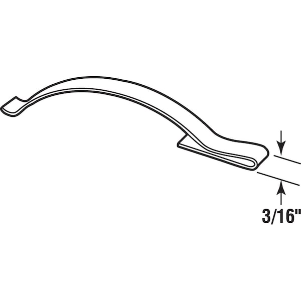 Prime-Line 2-3/4 in. x 3/16 in. Corner Mount Flat Window Spring (1000 Pack) - PL 16482