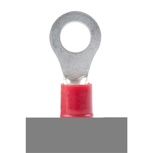 Terminal de Anillo Aislado 22-18 Calibre, Rojo -10PK - AC1492934