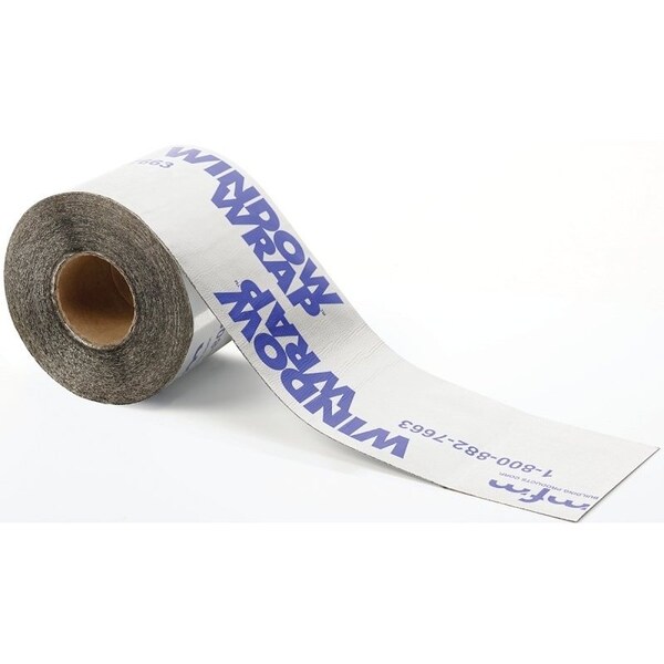Windowwrap PSX20 Flashing Tap, 100 ft L, 9 in W, Polymer, Silver, Broad Temperature Spectrum Adhesive - 45W09