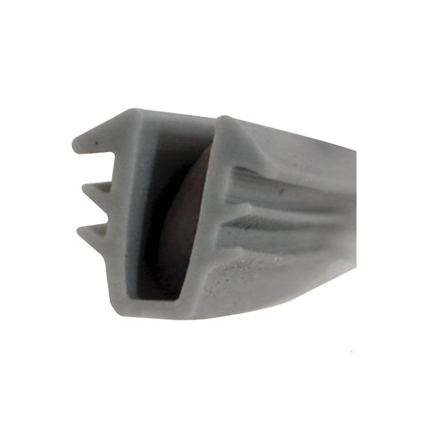 Prime-Line 0.23 in. x 200 ft. Gray Vinyl Glass Glazing Channel (Single Pack) - P 7732
