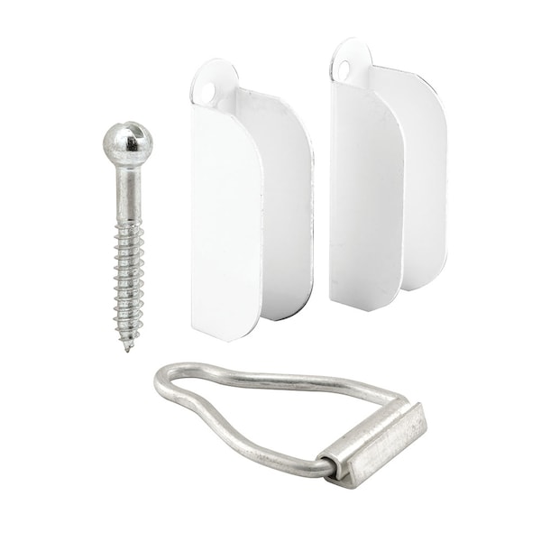 Prime-Line Hanger and Latch Set, 1-9/16 in. x 1-1/2 in., for Use with Double Hung Single Pack - PL 8103