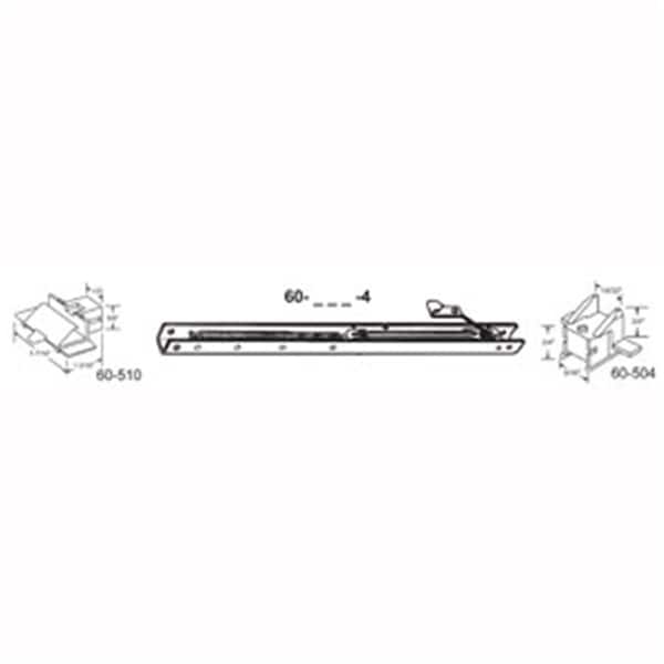 Robus Splendor 29 in. Balance Stamped No. 2820 with Ends 60-510 & 60-504 Attached Window Channel, 6PK - RO1208453