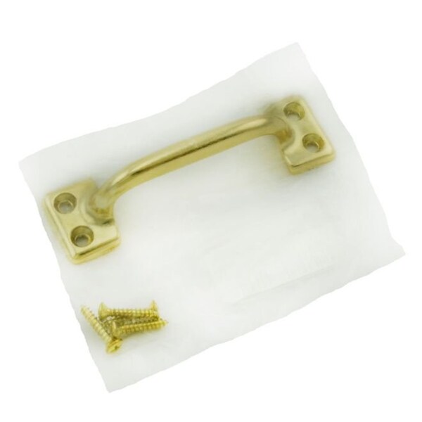 Ives Commercial Aluminum Bar Window Lift Bright Brass Finish - 026A3